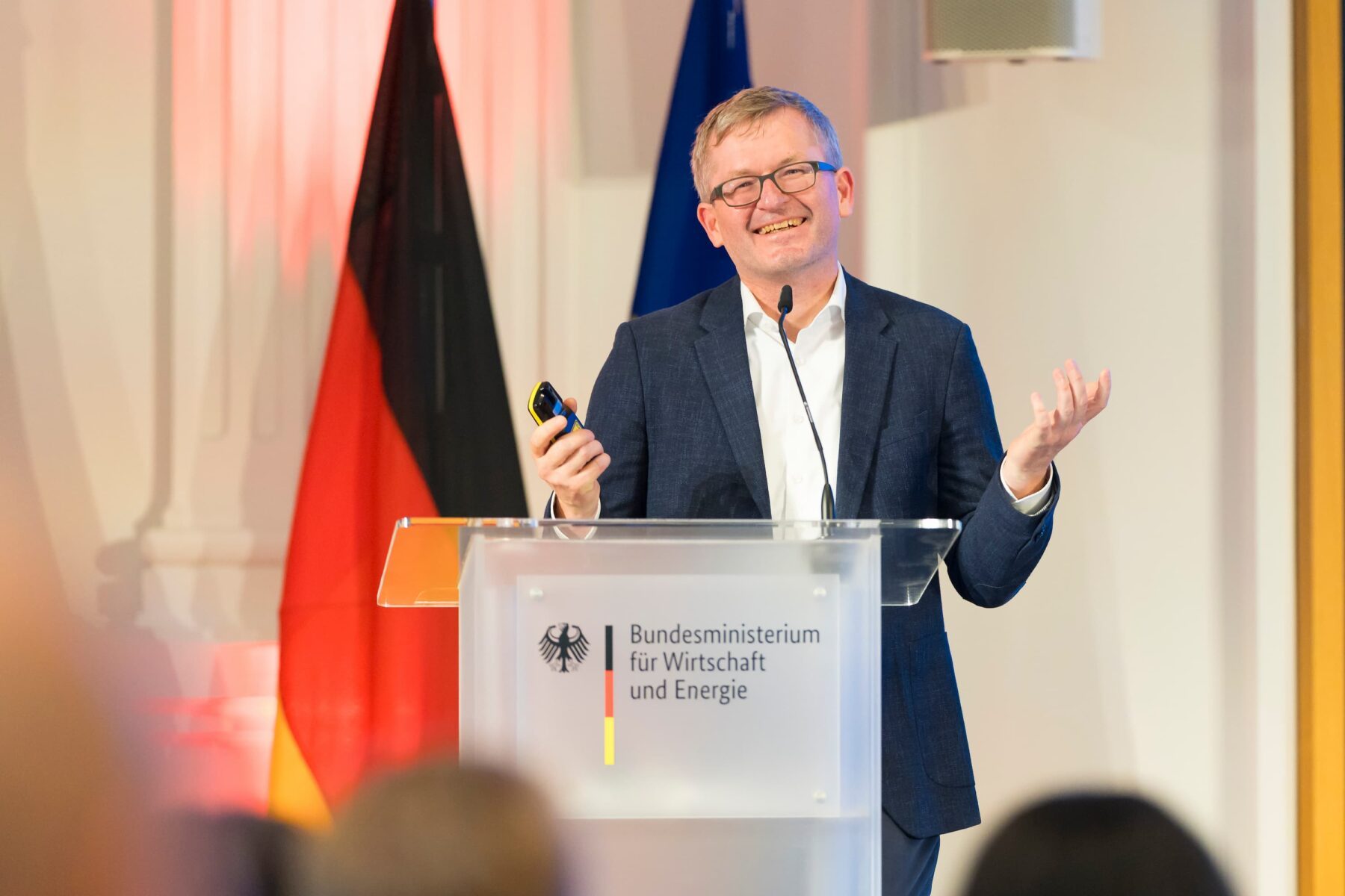 Prämierung der EXIST Startup Factories 2025 im BMWE ©BMWE/Dominik Butzmann
