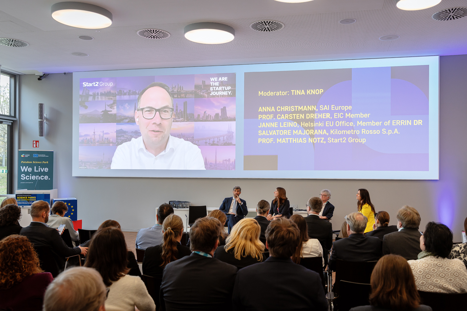 On screen: Prof. Matthias Notz, Global CEO, Start2 Group & Professor at Deggendorf Institute of Technology