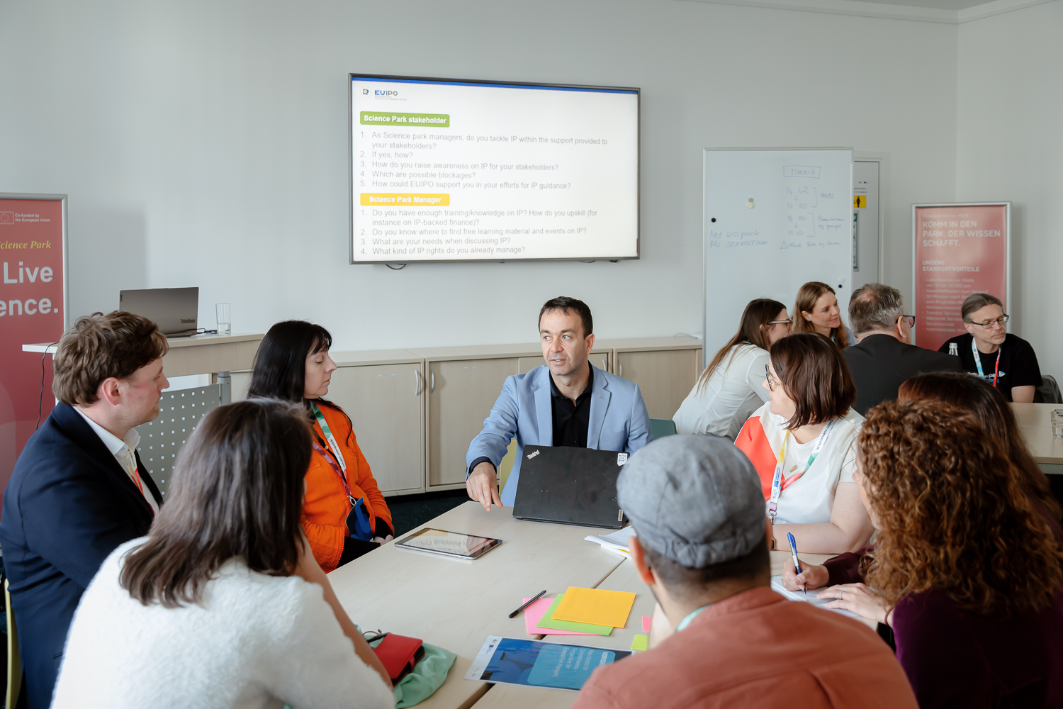 Group Work with Allessandro Corrado (EUIPO) at the Potsdam International Forum 2026 ©sevens+maltry