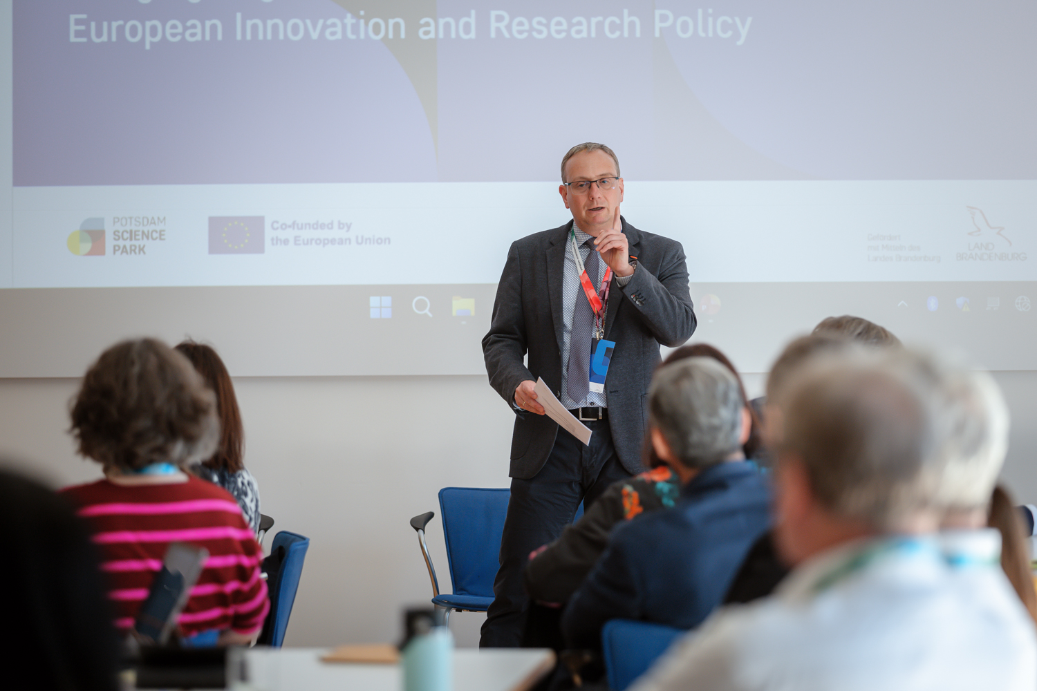 Thorsten Kohlisch, Interreg Europe, at the Breakout Session on Tapping into the ECF and combining EU-level-Instruments with Regional Funding