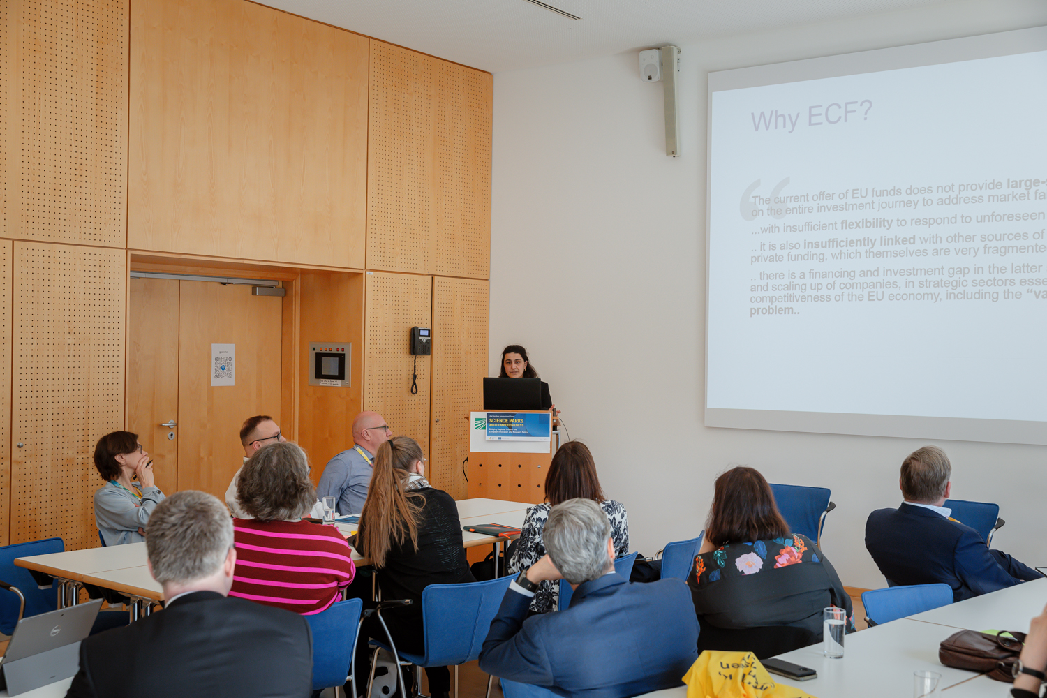 Natacha Faullimmel, Single Market Officer at the European Commission (Berlin), joined the Breakout Session on the European Competitiveness Fund