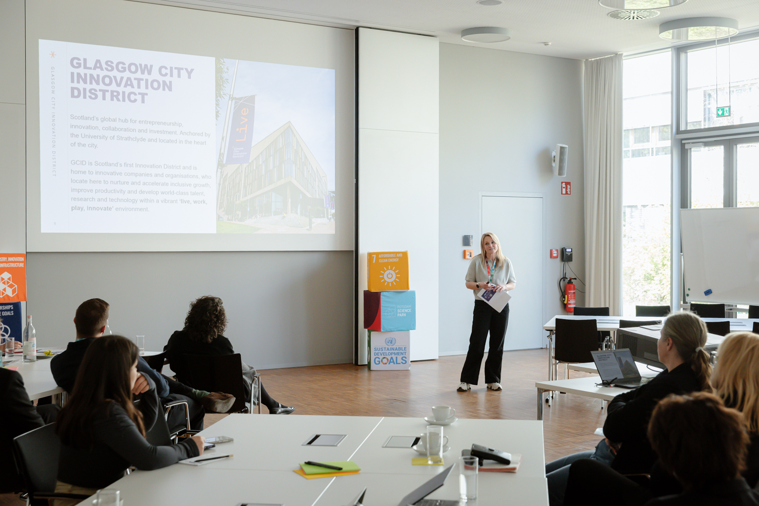 Gemma Carpenter brought the Glasgow City Innovation District to the Potsdam International Forum 2026